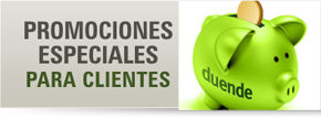 Promociones especiales para clientes